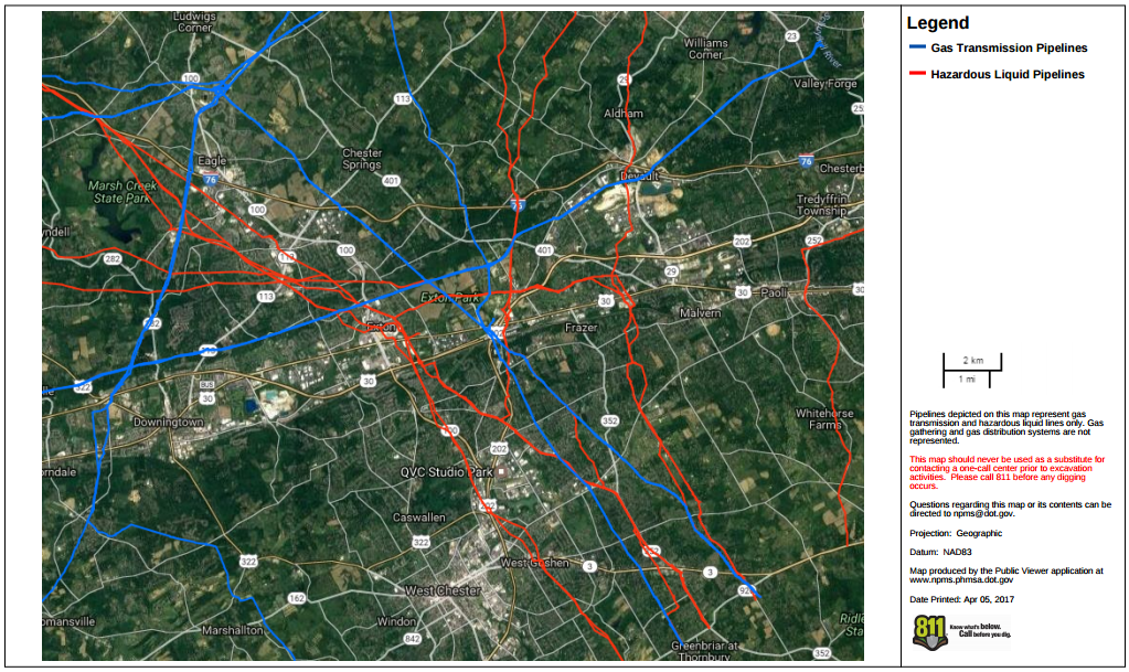 Pipelines in Pennsylvania