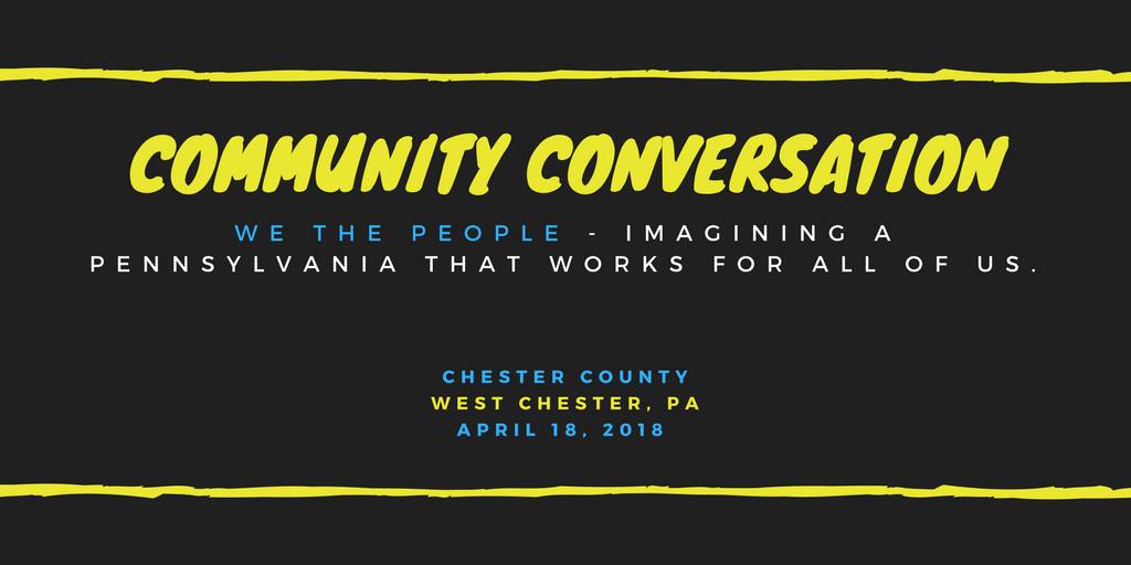 Community Conversation Coming on April 18th