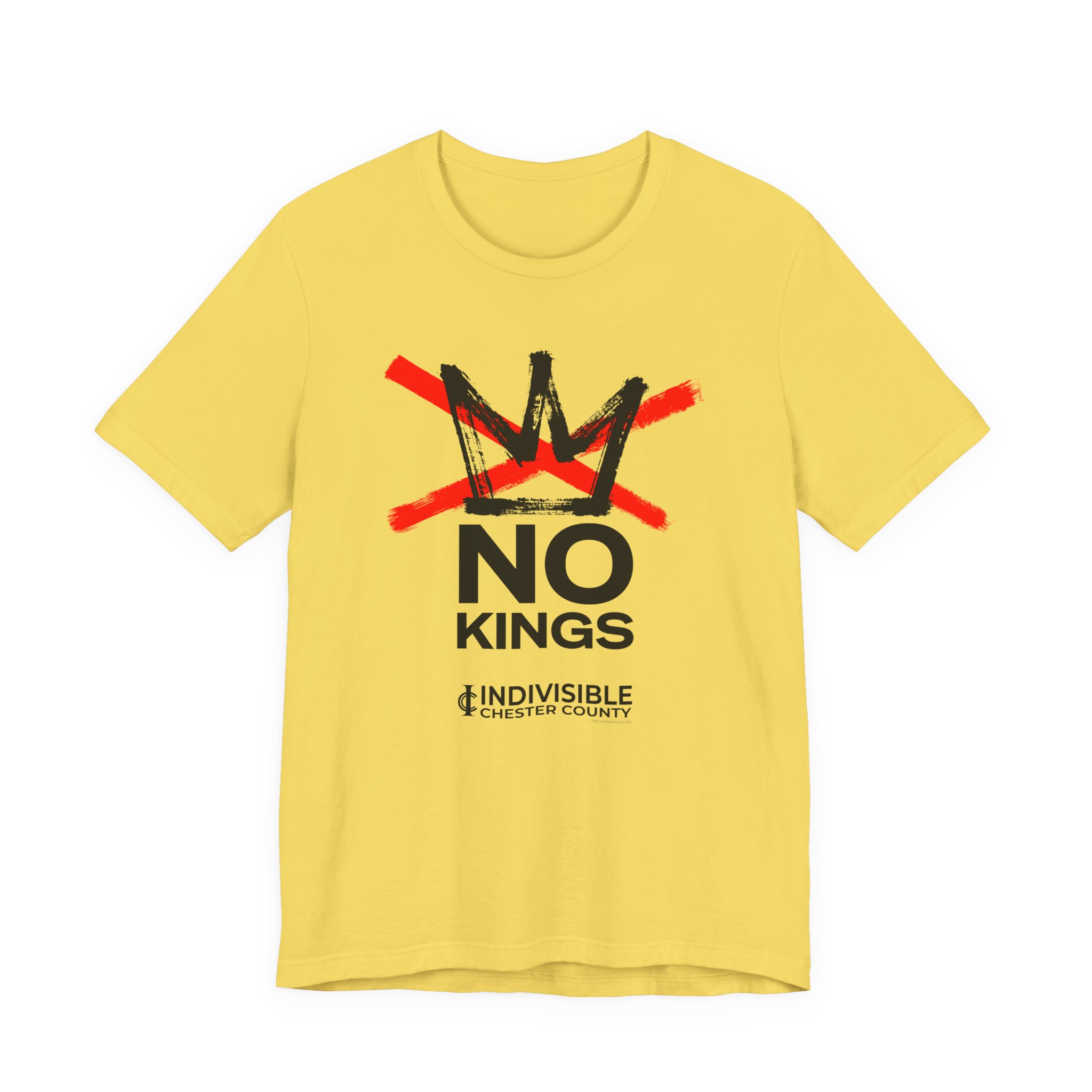 No Kings Unisex Jersey Tee - Bold Statement T-Shirt for Activism and Everyday Wear